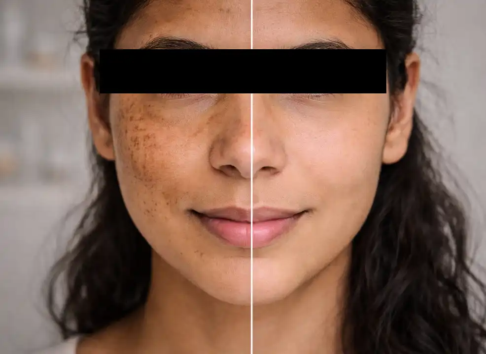Hyperpigmentation treatment in noida glo glamm dr sonali noida